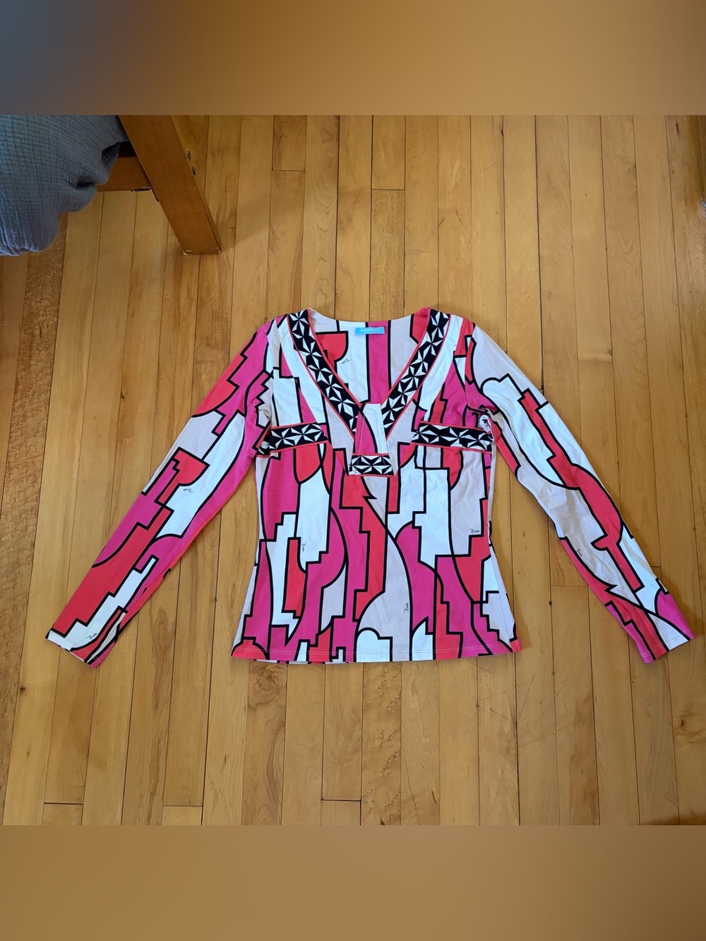 Pucci Top Vintage 2000s Long Sleeve